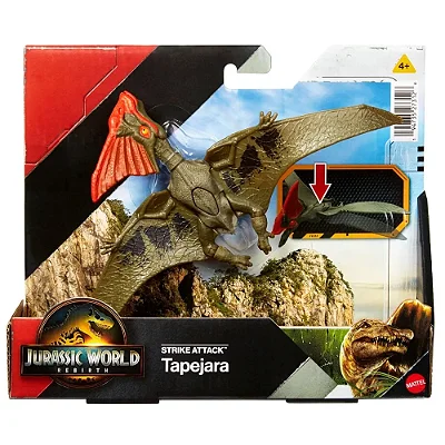 TAPEJARA MATTEL STRIKE ATTACK JURASSIC WORLD REBIRTH PTEROSSAURO BRASILEIRO