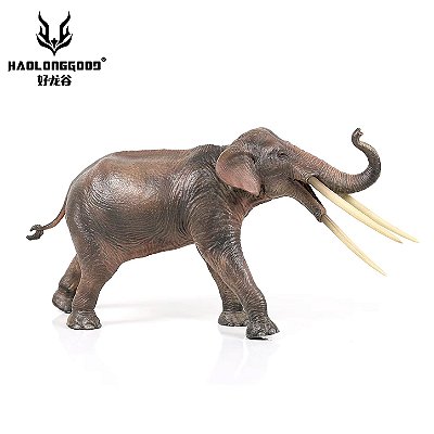 STEGOTETRABELODON HAOLONGGOOD MARROM MINIATURA ELEFANTE EXTINTO MAMÍFERO PRÉ-HISTÓRICO