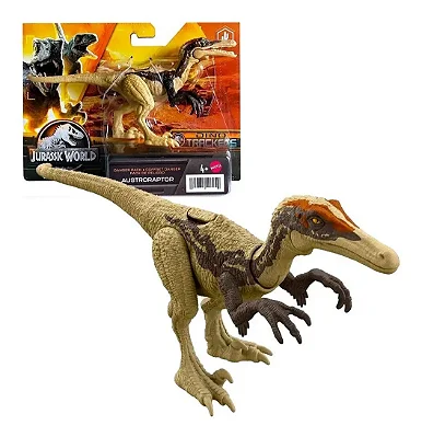 AUSTRORAPTOR MATTEL DANGER PACK DINO TRACKER JURASSIC WORLD BRINQUEDO ARTICULADO COM ACESSÓRIO