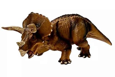 TRICERATOPS EIKOH MINIATURA DINOSSAURO BRINQUEDO JAPONÊS EDUCATIVO EM PLÁSTICO PVC