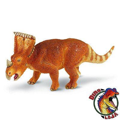 VAGACERATOPS SAFARI MINIATURA BONECO DE DINOSSAURO WILD SAFARI FIGURA IMPORTADA