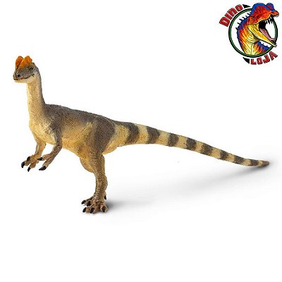 DILOPHOSAURUS WILD SAFARI 2020 MINIATURA DE DINOSSAURO RÉPLICA EDUCATIVA