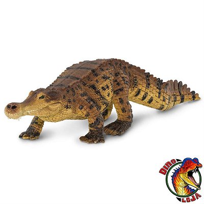 SARCOSUCHUS WILD SAFARI 2020 MINIATURA DE CROCODILO PRÉ-HISTÓRICO DA ERA DOS DINOSSAUROS