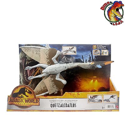 QUETZALCOATLUS JURASSIC WORLD DOMÍNIO MATTEL MASSIVE ACTION (AÇÃO MASSIVA) [USADO]