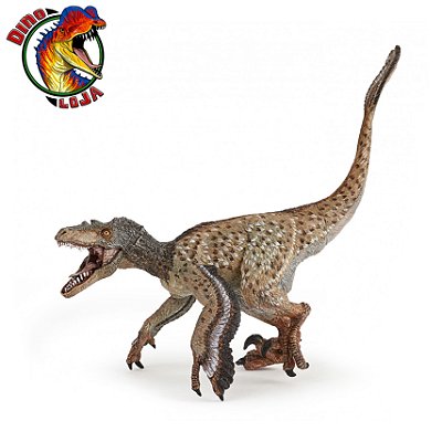 VELOCIRAPTOR PAPO 2020 EMPLUMADO BRINQUEDO DE DINOSSAURO MINIATURA IMPORTADA
