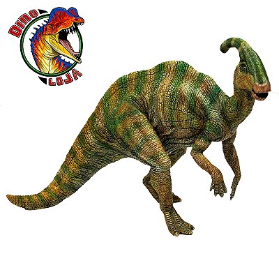 PARASSAUROLOFO PAPO BRINQUEDO RÉPLICA DE DINOSSAURO MINIATURA