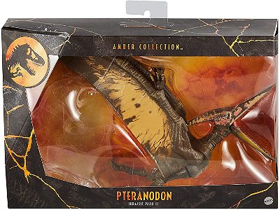 Figura de Ação - Jurassic World - Pteranodon - Cinza - 30 cm - Mattel