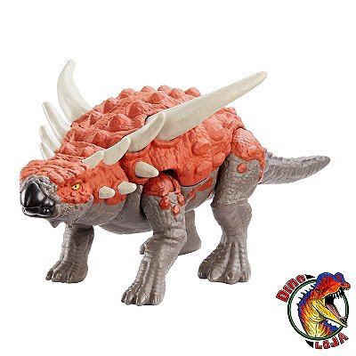 SAUROPELTA  SAVAGE STRIKE JURASSIC WORLD NODOSSAURO MATTEL ATAQUE SELVAGEM [USADO]