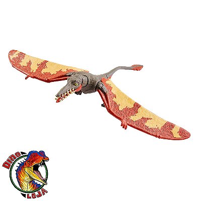 RHAMPHORHYNCHUS VERMELHO CONJUNTO DE ATAQUE  JURASSIC WORLD PRIMAL ATTACK MATTEL