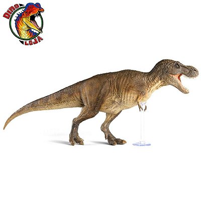 TYRANNOSAURUS REX GRAB N GO MARROM REBOR MINIATURA DE T-REX DINOSSAURO COLECIONÁVEL