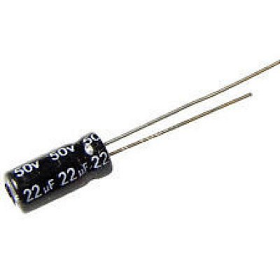 Capacitor Eletrolítico 22uF 50V