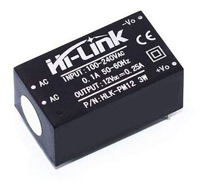 Fonte Hilink HLK-PM12 100-240VAC 12V 250mA