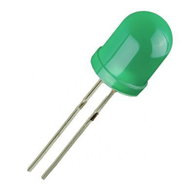 Led Difuso 10mm Verde