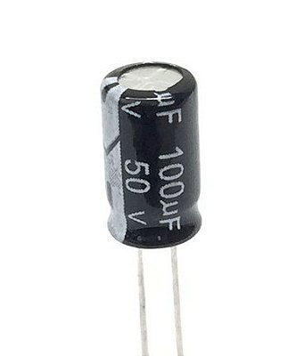 Capacitor Eletrolítico 100uF 50V