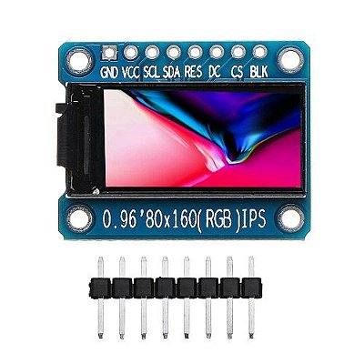 Display Oled SPI RGB 80x160 0.96" Colorido