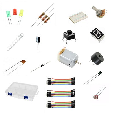 Kit Componentes Eletrônicos Essenciais Maker