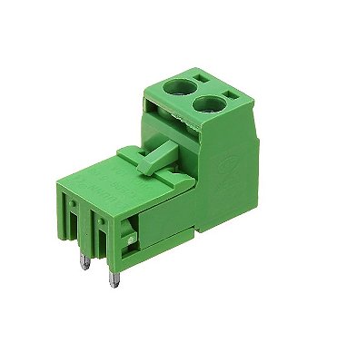 Conector Borne KRE 90 Graus 2 Vias (Macho + Fêmea)