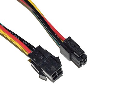 Cabo Conector Molex Micro-Fit 3.0mm Macho + Fêmea 2x2 Vias