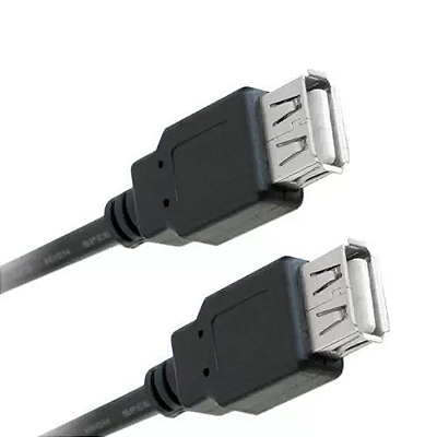 Cabo Extensor USB Fêmea x Fêmea 1M