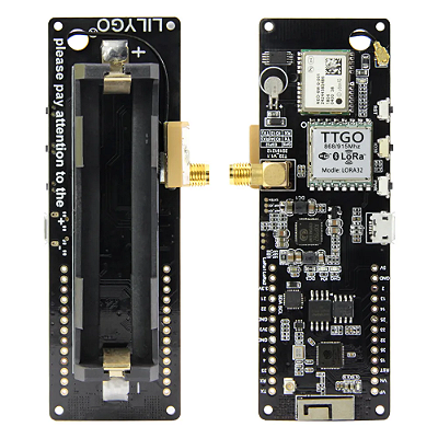 Placa de Desenvolvimento TTGO T-BEAM ESP32 com GPS Lora 915Mhz e Suporte para Bateria