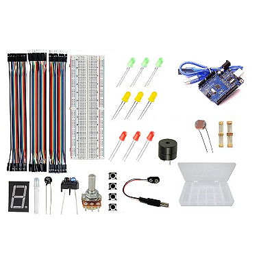 Kit Básico para Arduino Uno R3 SMD  - Nível Zero