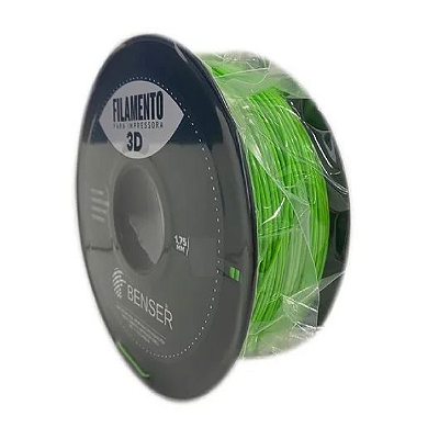 Filamento PLA 500g 1.75mm Verde Benser