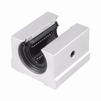 Pillow Block Aberto 16mm SBR16UU com Rolamento Linear