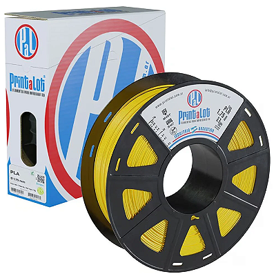 Filamento PLA 1Kg 1.75mm Amarelo Printalot