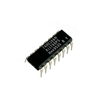 74HC166 - CI Shift Register Paralelo/Serial 8 Bits