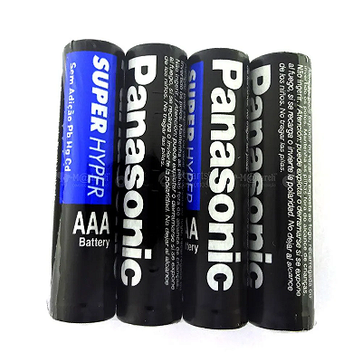 Pilha Super Hyper AAA Panasonic - 4 unidades
