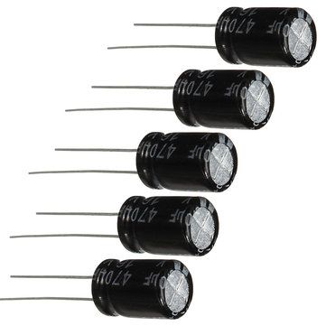 Capacitor Eletrolítico 470uF 16V