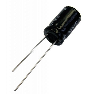 Capacitor Eletrolítico 22uF 35V - Kit com 5 unidades