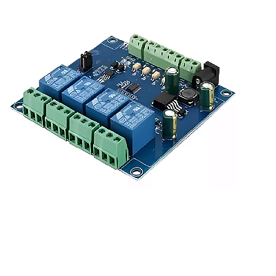 Módulo Relé 4 Canais 5V RS485 TTL Modbus RTU