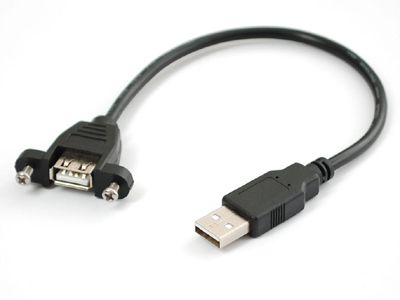 Cabo Extensão Usb Fêmea para Painel