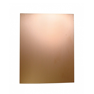 Placa Fibra de Vidro Cobreada Face Simples 15x20cm