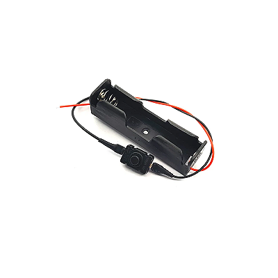 Suporte para Bateria 18650 1 Slot com Chave
