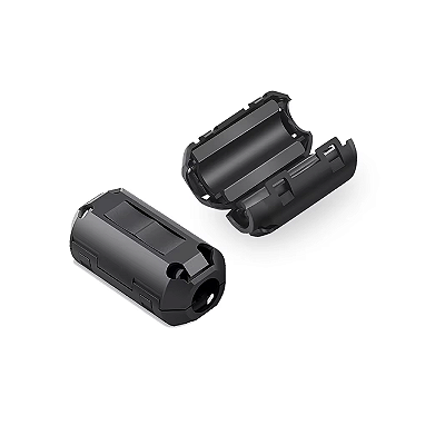 Núcleo Ferrite Supressor de Ruídos RFI EMI Tipo Clamp 9mm