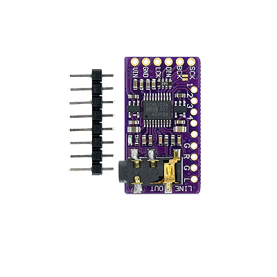 Módulo Decodificador de Áudio I2S PCM5102A