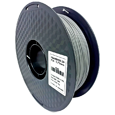 Filamento PLA Masterprint 1Kg 1.75mm Prata