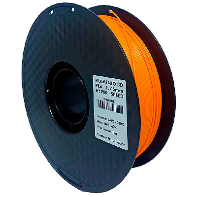Filamento PLA Hyper Speed Masterprint 1Kg 1.75mm Laranja