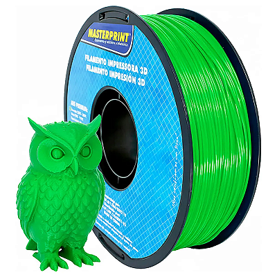 Filamento ABS Premium Masterprint 1Kg 1.75mm Verde