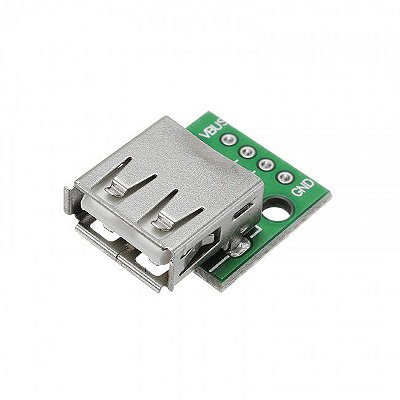 Módulo Conector Usb Fêmea para DIP-4