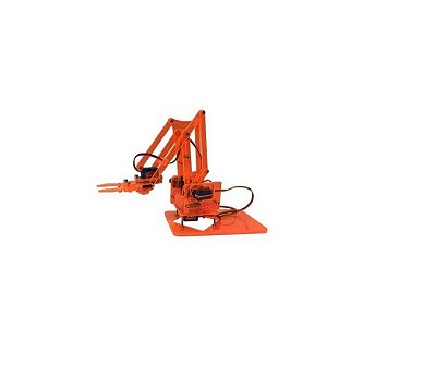 Kit Braço Robótico em Acrílico DIY - Laranja