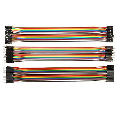 Kit Cabos Dupont Jumper 20cm com 60pcs