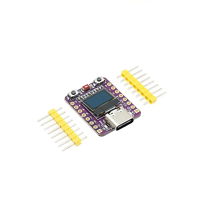 Placa ESP32-C3 Mini com Display OLED 0.42"