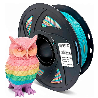 Filamento PLA Masterprint 1Kg 1.75mm Rainbow