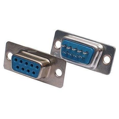 Conector DB9 Fêmea para Cabo RS232 Serial