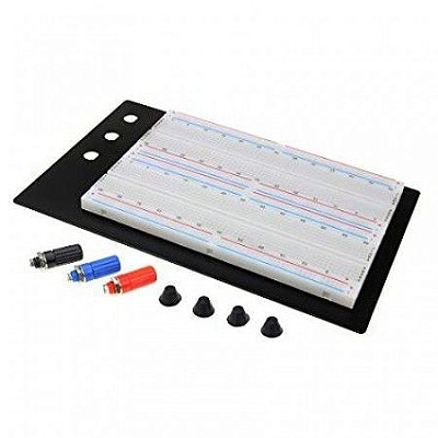 Protoboard 1660 Pontos com Base Metálica