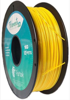 Filamento Petg 1.75mm 1Kg Amarelo