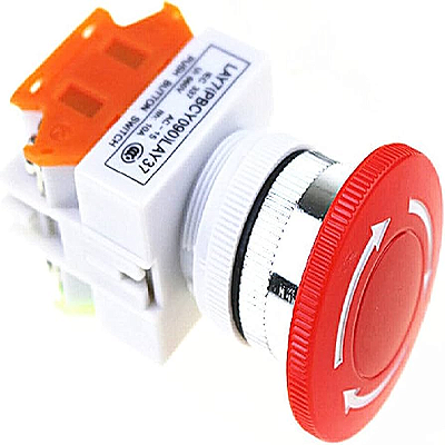 Botão de Emergência Cogumelo 40mm LAY37-11ZS